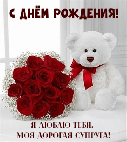 Я люблю тебя, моя дорогая супруга!