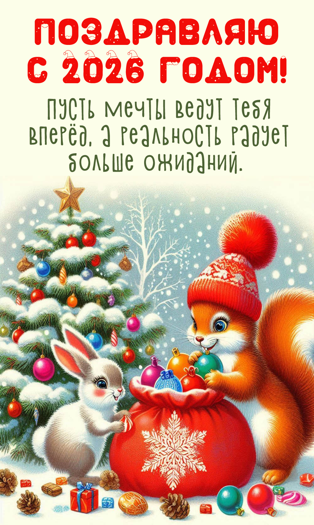 Пусть мечты ведут тебя вперёд, а реальность радует больше ожиданий.  