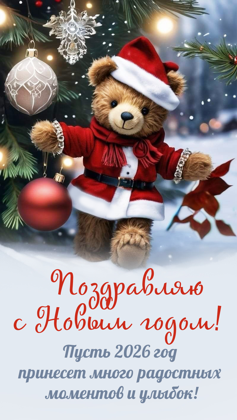 Пусть 2026 год принесет много радостных моментов и улыбок!