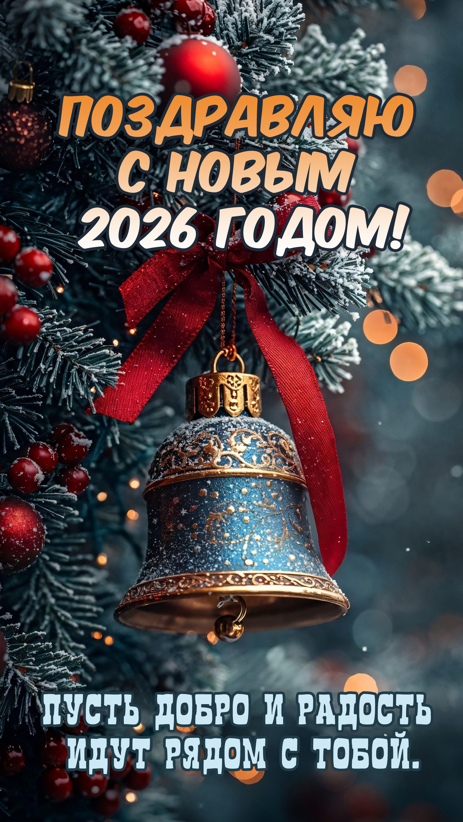 Пусть добро и радость идут рядом с тобой.